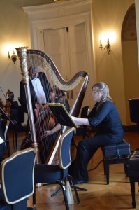 Sunday, the Youngstown State University Dana Chamber Orchestra performed a concert at Stambaugh Auditorium in the Christman room. Photo by Kara Pappas/ The Jambar.