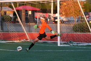 Jackie Podolsky recorded three saves in Saturday’s game against Milwaukee. She currently ranks seventh in the Horizon League in goals against.