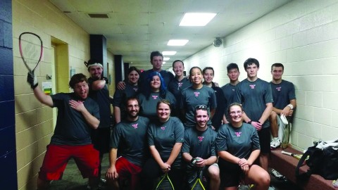 The Youngstown State University racquetball team competed in a tournament in Oxford, Ohio on Jan. 17. Alexis Allison finished as the runner-up in the women’s singles competition. Photo courtesy of YSU racquetball.