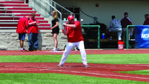 The Youngstown State University baseball team is 5-15 so far this season. Head coach Steve Gillispie thinks the team will become more consistent after members of the team recover from injuries in the next couple of weeks. Photo courtesy of YSU Sports Information. 